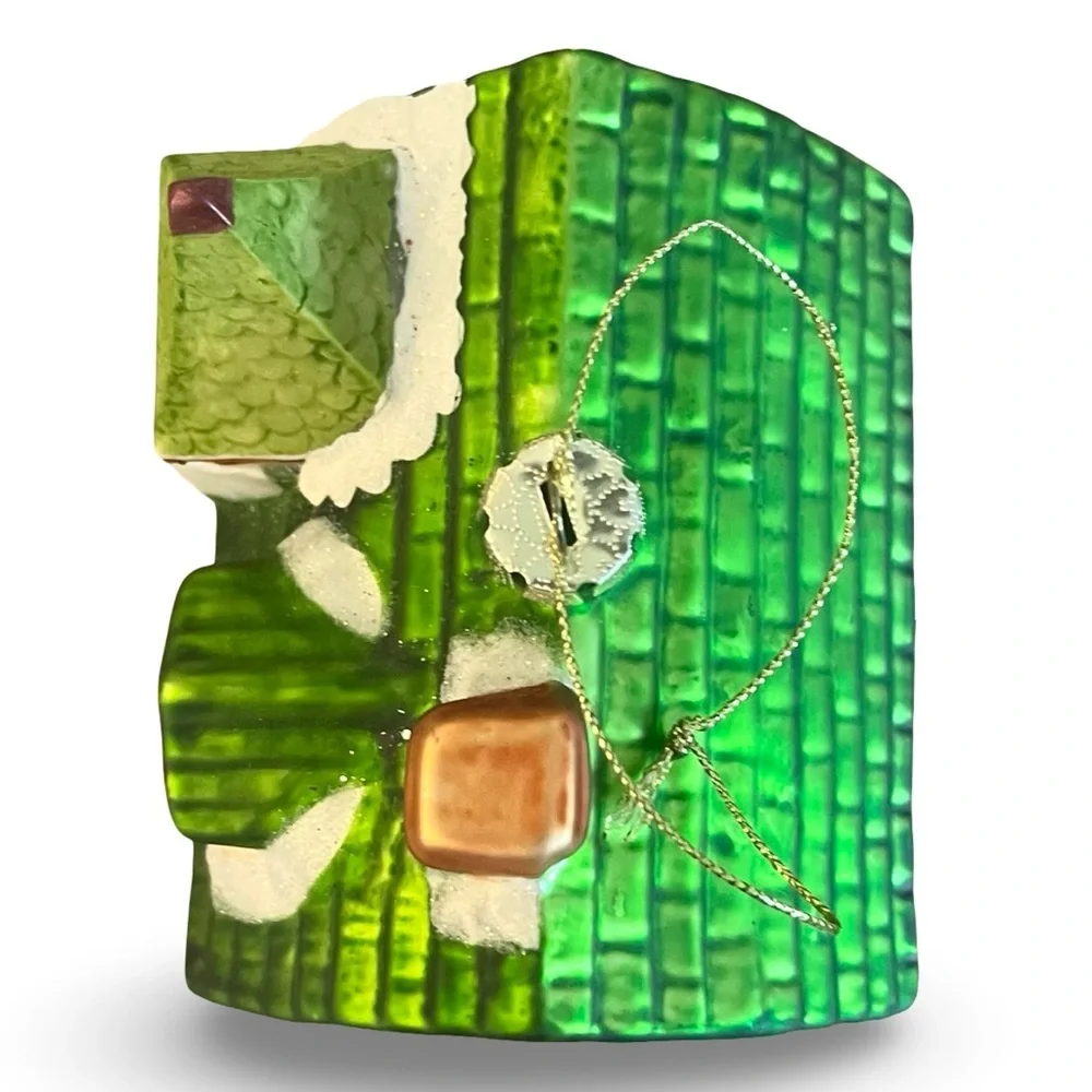 Northlight Glittered Bookstore Glass Ornament